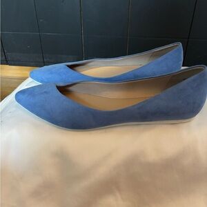 Restricted Blue Women's Flats